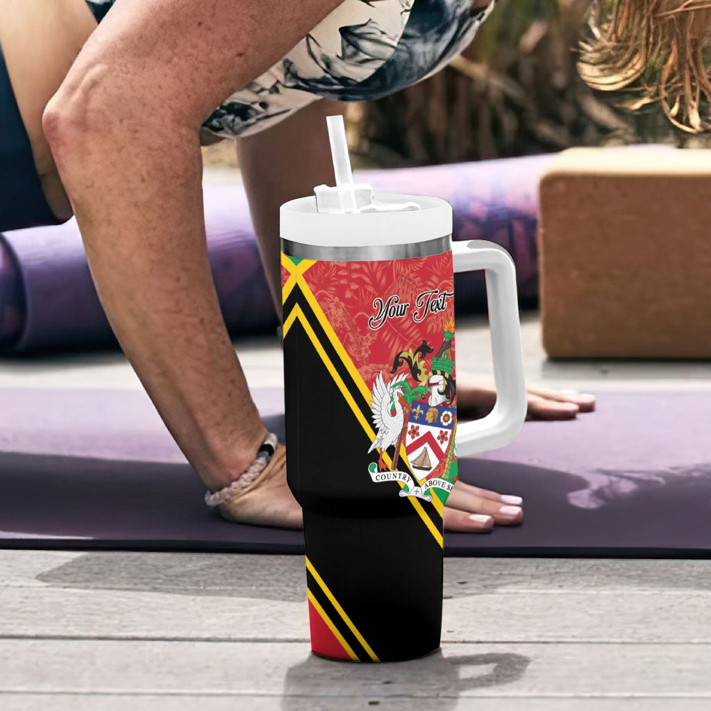 Personalized Saint Kitts and Nevis Tumbler With Handle Happy Independence Day
