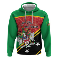 Personalized Saint Kitts and Nevis Zip Hoodie Happy Independence Day