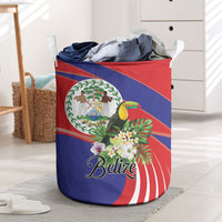 Belize Toucan Tropical Laundry Basket Happy Independence Day