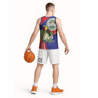 Personalized Belize Toucan Tropical Basketball Jersey Happy Independence Day