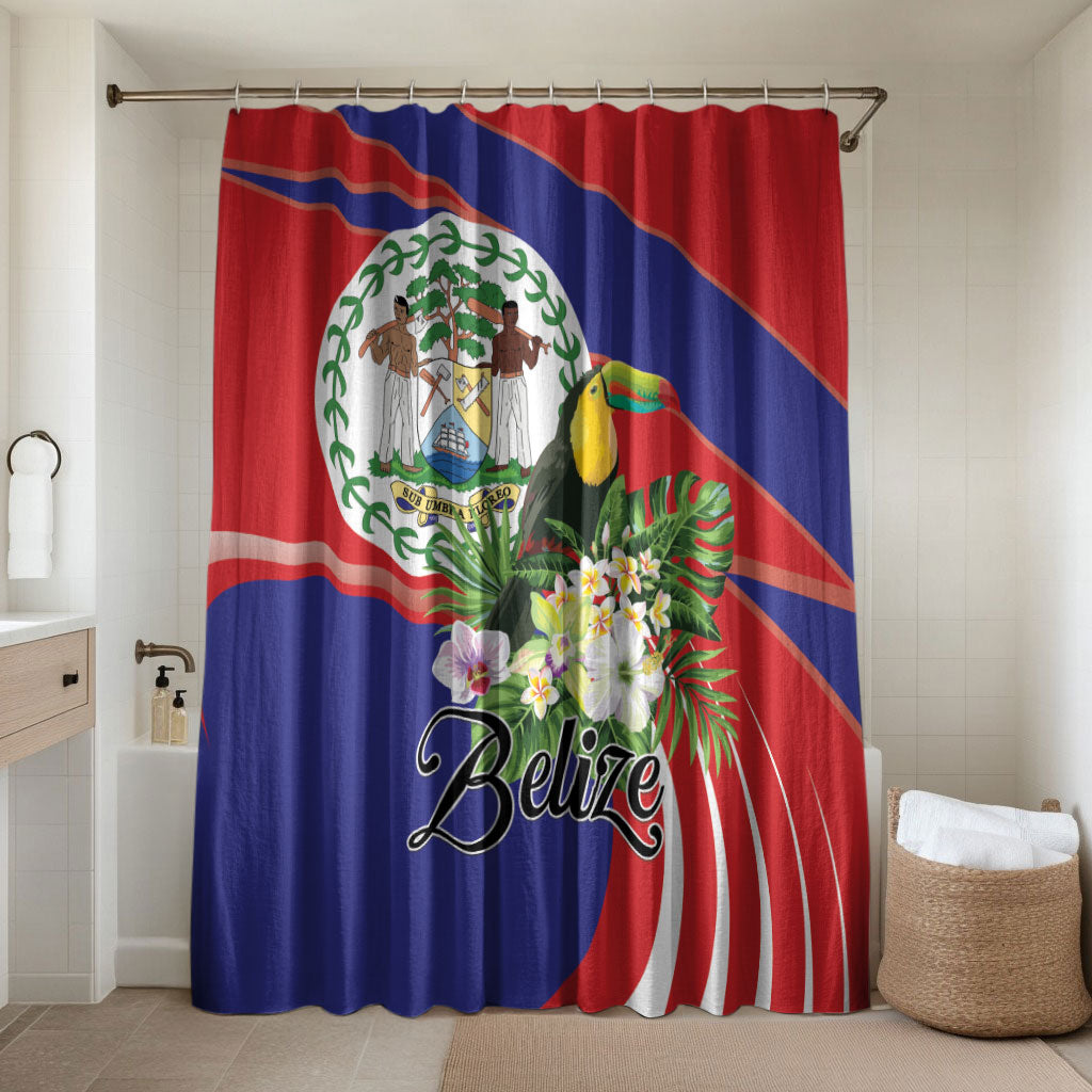 Belize Toucan Tropical Bathroom Set Happy Independence Day