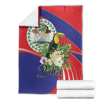 Belize Toucan Tropical Blanket Happy Independence Day