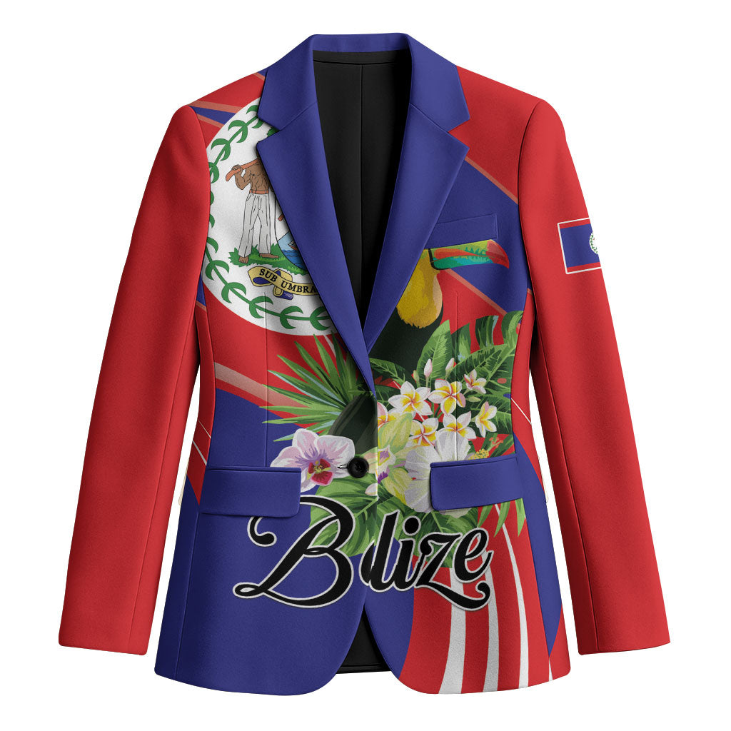 Personalized Belize Toucan Tropical Blazer Happy Independence Day