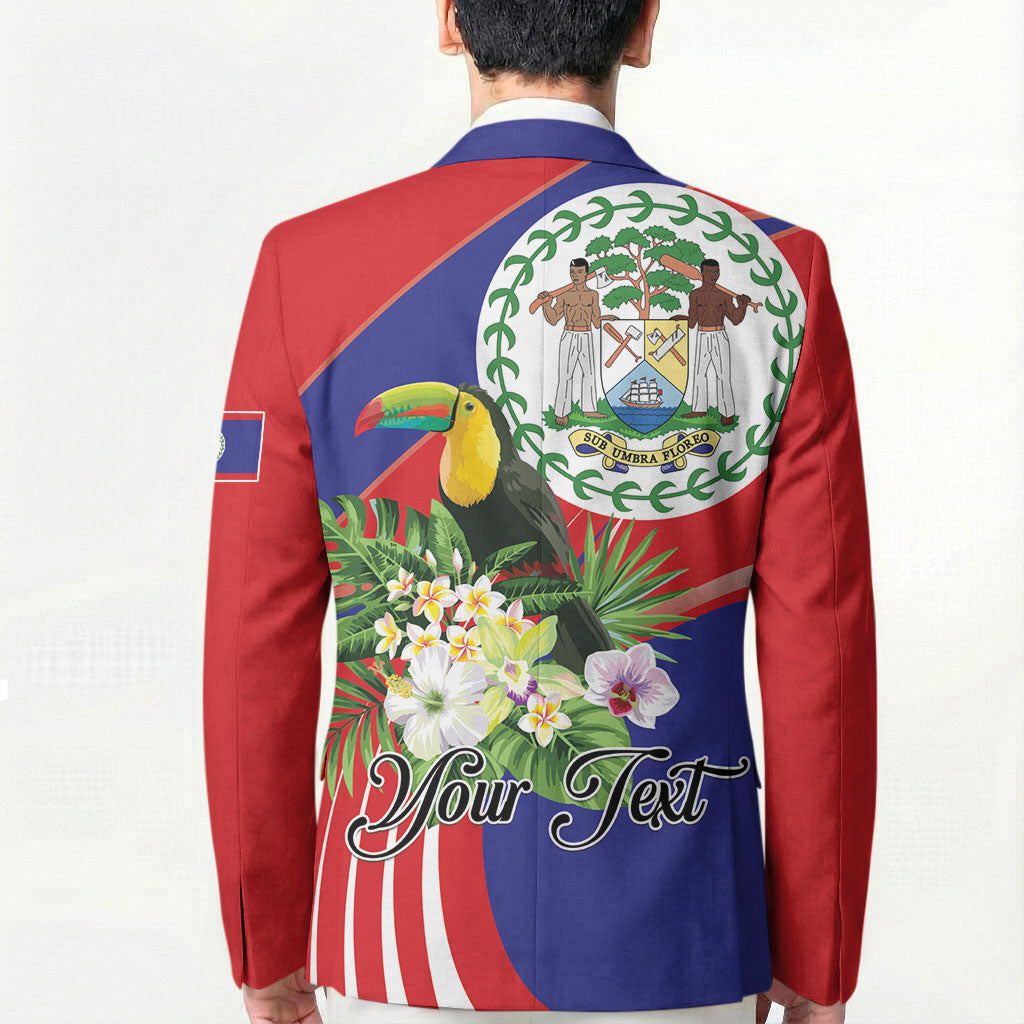 Personalized Belize Toucan Tropical Blazer Happy Independence Day
