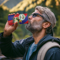Personalized Belize Toucan Tropical 4 in 1 Can Cooler Tumbler Happy Independence Day