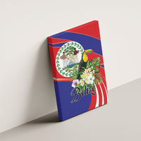 Belize Toucan Tropical Canvas Wall Art Happy Independence Day