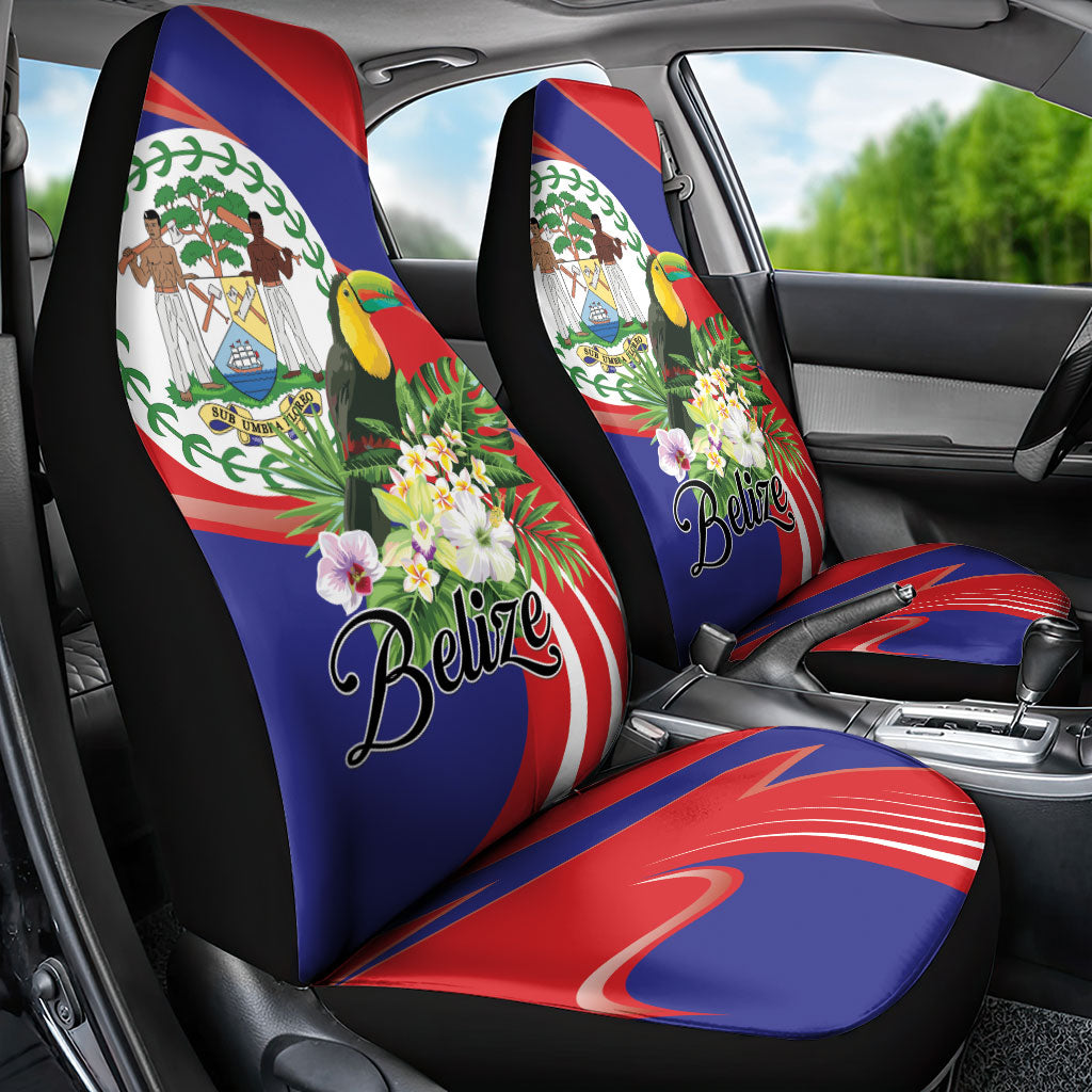 Belize Toucan Tropical Car Seat Cover Happy Independence Day