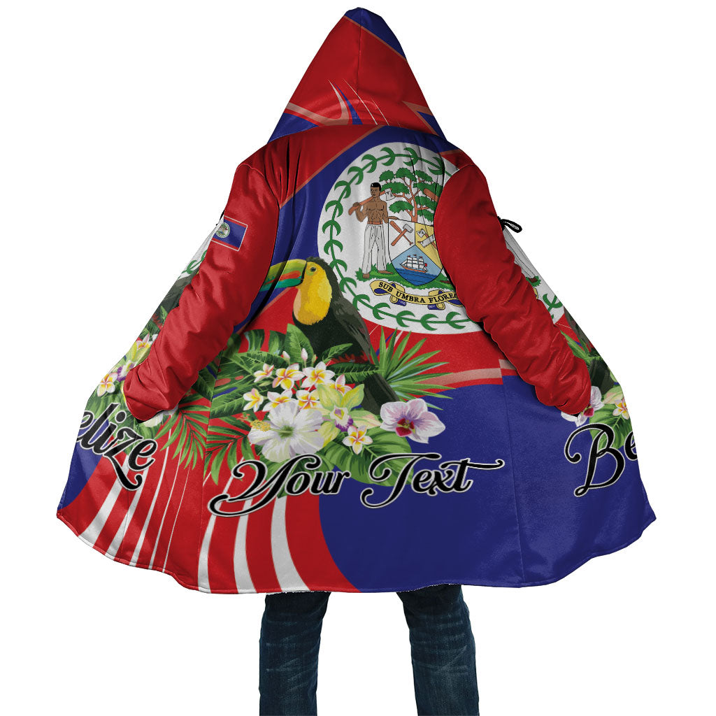 Personalized Belize Toucan Tropical Cloak Happy Independence Day