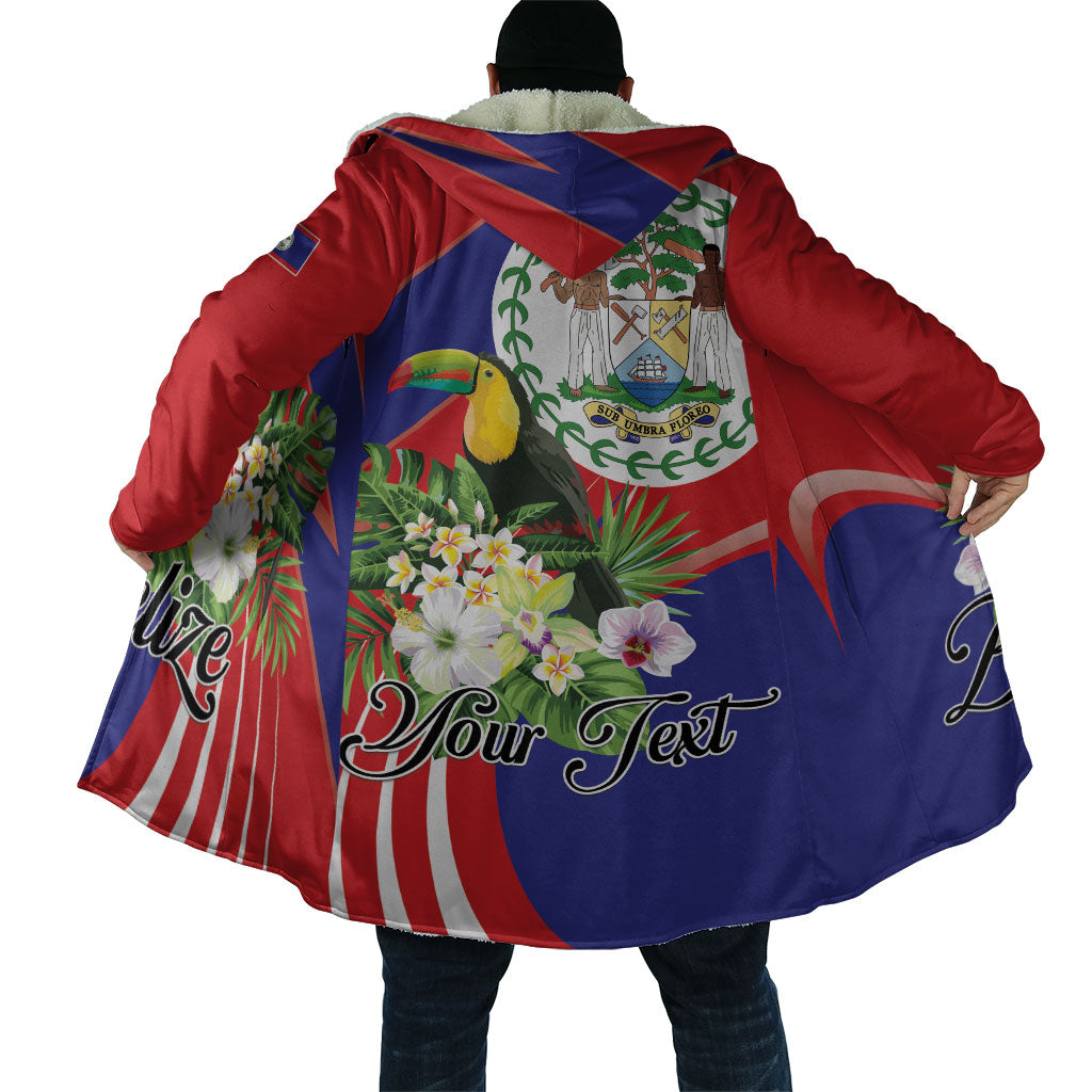 Personalized Belize Toucan Tropical Cloak Happy Independence Day
