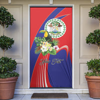 Personalized Belize Toucan Tropical Door Cover Happy Independence Day