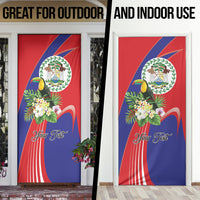 Personalized Belize Toucan Tropical Door Cover Happy Independence Day