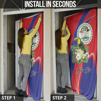 Personalized Belize Toucan Tropical Door Cover Happy Independence Day