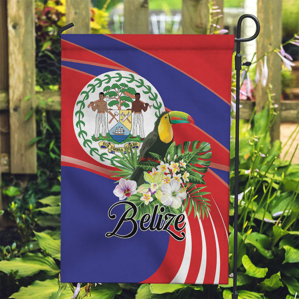 Belize Toucan Tropical Garden Flag Happy Independence Day