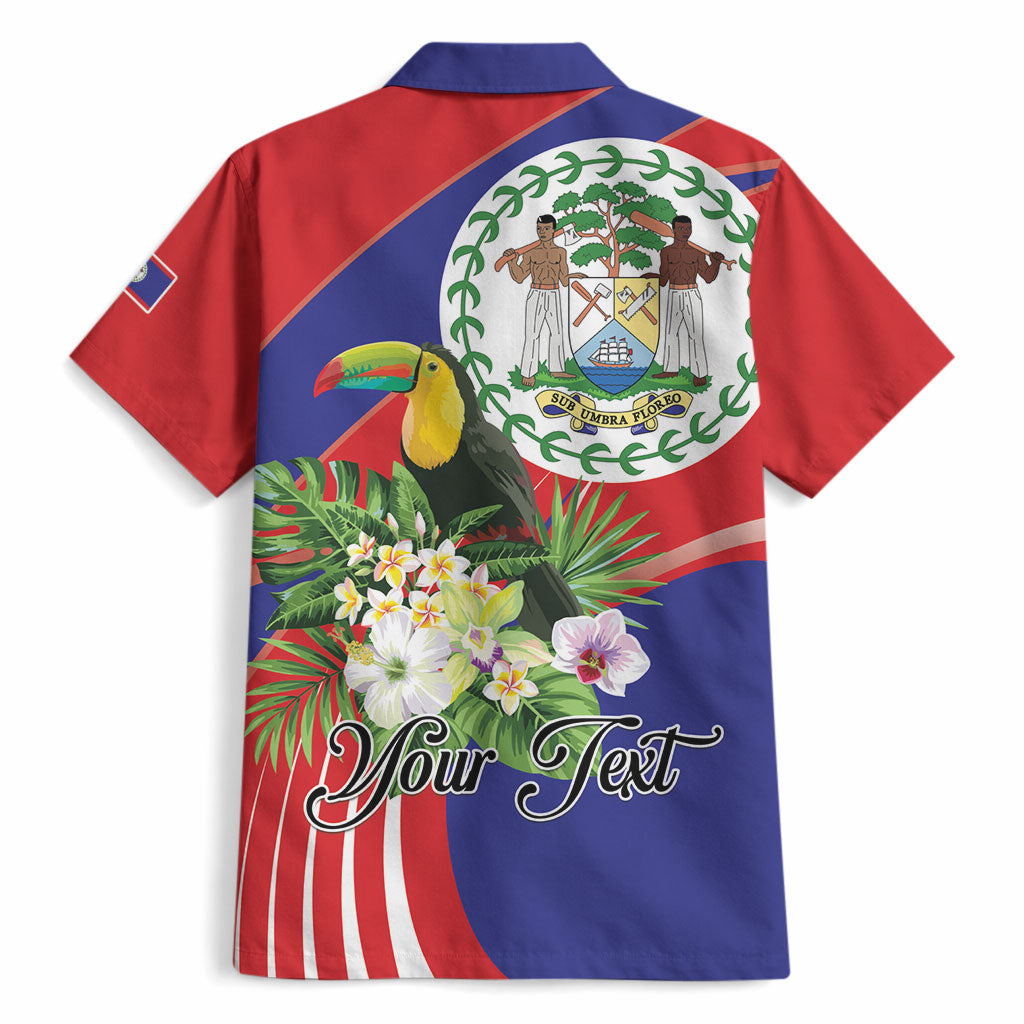 Personalized Belize Toucan Tropical Hawaiian Shirt Happy Independence Day