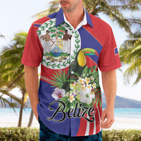 Personalized Belize Toucan Tropical Hawaiian Shirt Happy Independence Day
