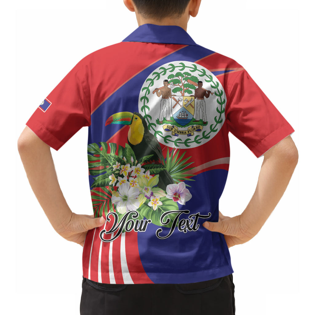 Personalized Belize Toucan Tropical Hawaiian Shirt Happy Independence Day