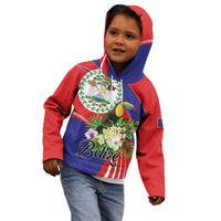Personalized Belize Toucan Tropical Kid Hoodie Happy Independence Day