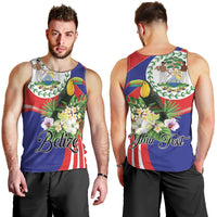 Personalized Belize Toucan Tropical Men Tank Top Happy Independence Day