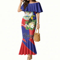 Personalized Belize Toucan Tropical Mermaid Dress Happy Independence Day
