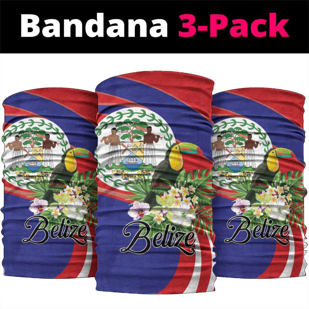 Belize Toucan Tropical Neck Gaiter Happy Independence Day