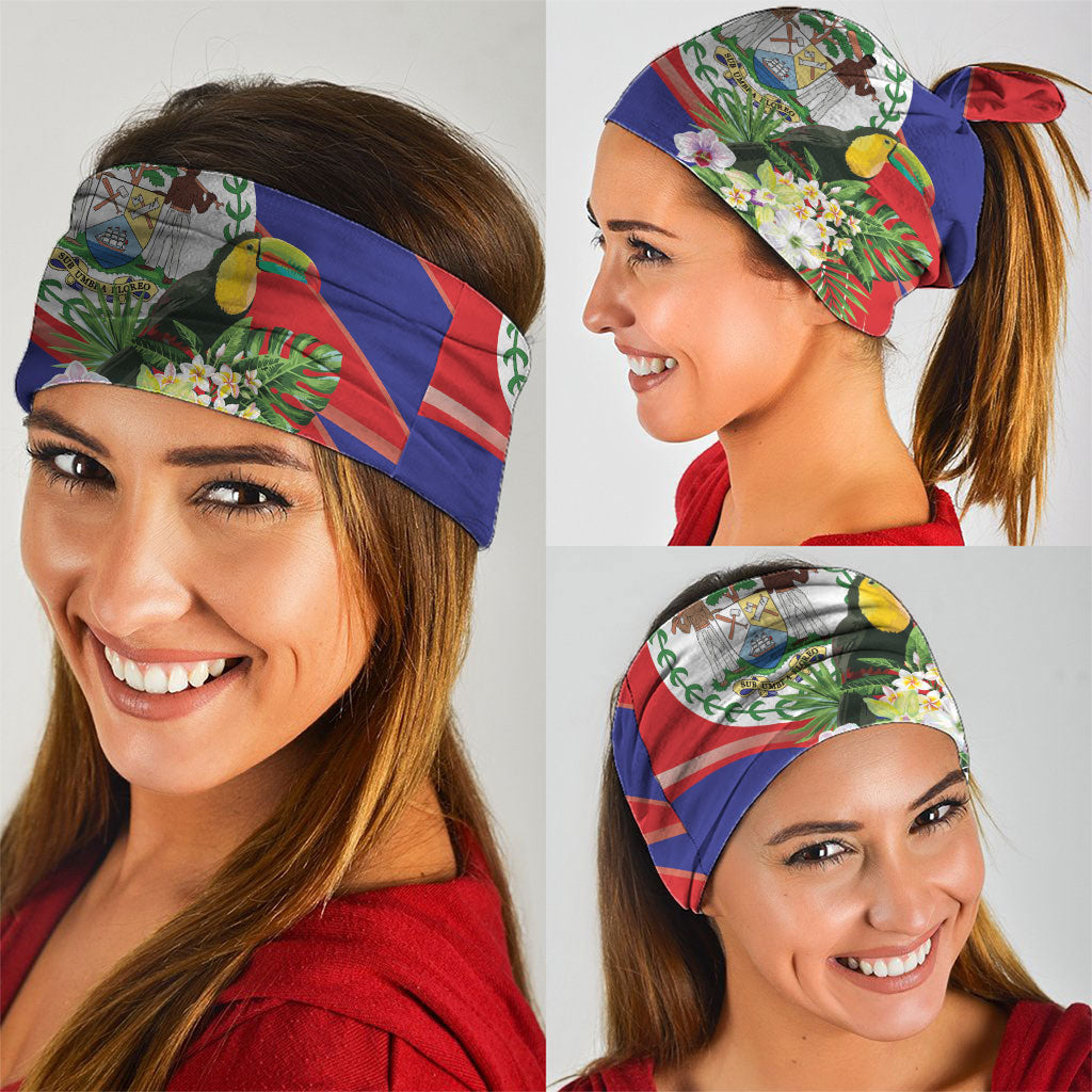 Belize Toucan Tropical Neck Gaiter Happy Independence Day