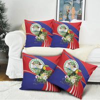 Belize Toucan Tropical Pillow Cover Happy Independence Day