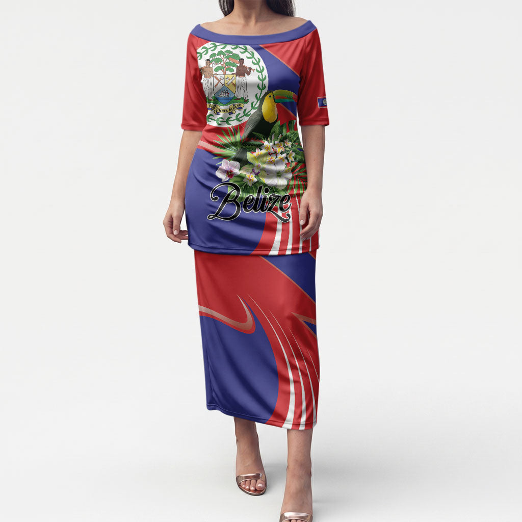 Personalized Belize Toucan Tropical Puletasi Happy Independence Day
