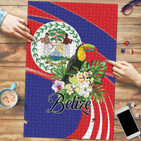 Belize Toucan Tropical Puzzle Happy Independence Day
