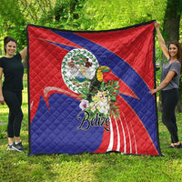 Belize Toucan Tropical Quilt Happy Independence Day