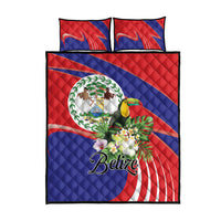 Belize Toucan Tropical Quilt Bed Set Happy Independence Day