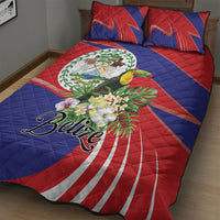 Belize Toucan Tropical Quilt Bed Set Happy Independence Day