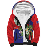 Personalized Belize Toucan Tropical Sherpa Hoodie Happy Independence Day