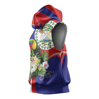 Personalized Belize Toucan Tropical Sleeveless Hoodie Happy Independence Day