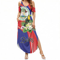 Personalized Belize Toucan Tropical Summer Maxi Dress Happy Independence Day