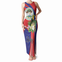 Personalized Belize Toucan Tropical Tank Maxi Dress Happy Independence Day