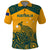 Australia Rugby Polo Shirt Wallabies Aboriginal Pattern - Wonder Print Shop