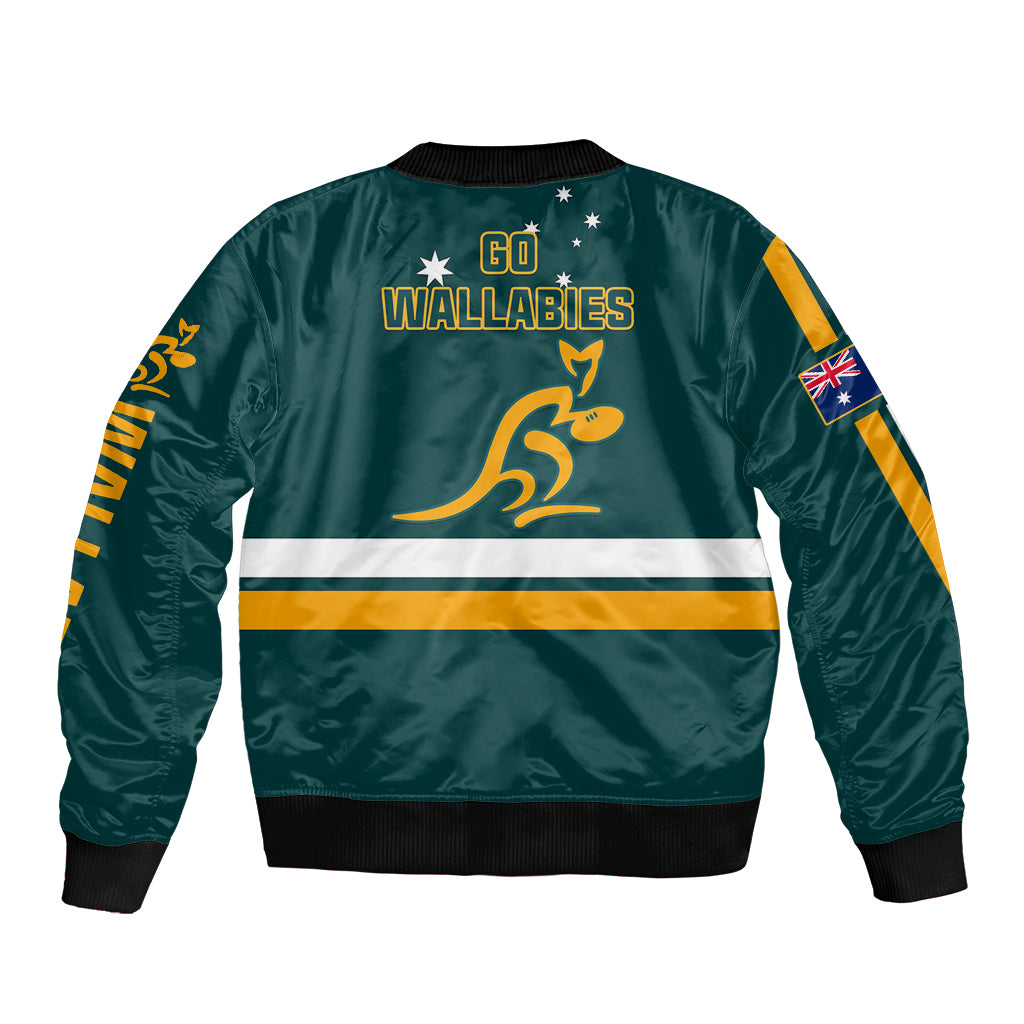 Australia Rugby Bomber Jacket Wallabies Go 2023 World Cup - Wonder Print Shop