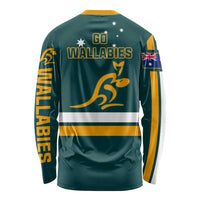 Australia Rugby Long Sleeve Shirt Wallabies Go 2023 World Cup LT01