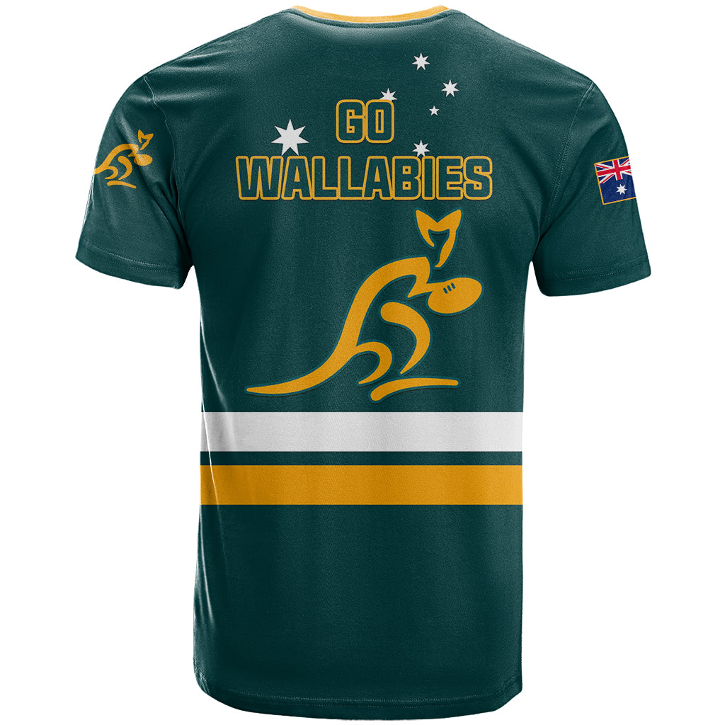 Australia Rugby T Shirt Wallabies Go 2023 World Cup - Wonder Print Shop