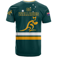 Australia Rugby T Shirt Wallabies Go 2023 World Cup - Wonder Print Shop