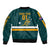 Custom Australia Rugby Sleeve Zip Bomber Jacket Wallabies Go 2023 World Cup - Wonder Print Shop