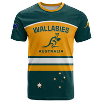 Custom Australia Rugby T Shirt Wallabies Go 2023 World Cup - Wonder Print Shop
