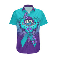 Personalised Stay Your Story is Not Over Suicide Prevention Hawaiian Shirt - Wonder Print Shop