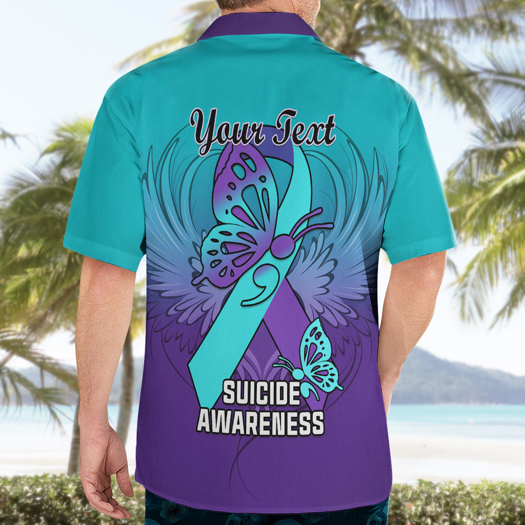 Personalised Stay Your Story is Not Over Suicide Prevention Hawaiian Shirt - Wonder Print Shop