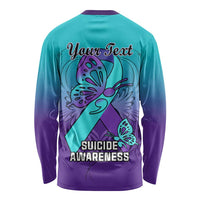 Personalised Stay Your Story is Not Over Suicide Prevention Long Sleeve Shirt LT01