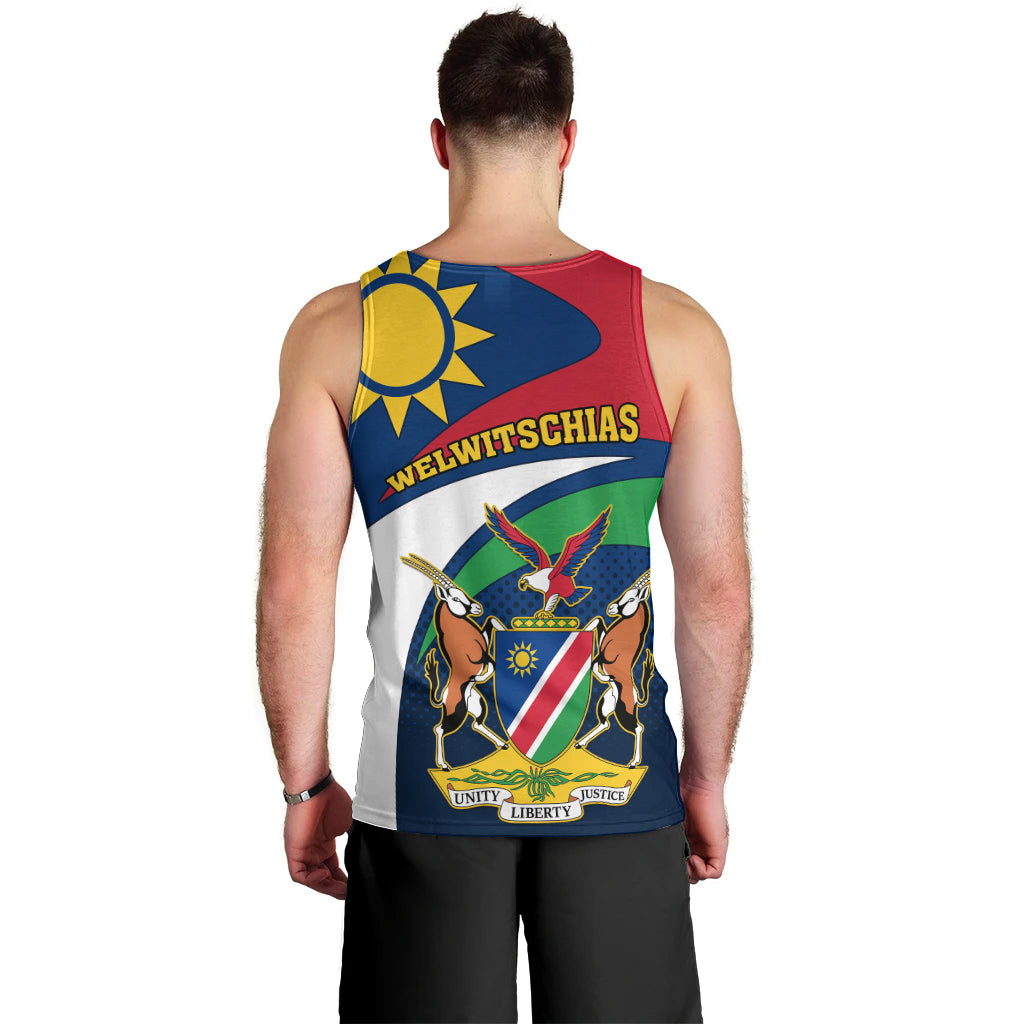 Namibia Rugby Men Tank Top Welwitschias Go 2023 World Cup - Wonder Print Shop
