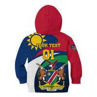 Custom Namibia Rugby Kid Hoodie Welwitschias Go 2023 World Cup - Wonder Print Shop