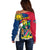 Custom Namibia Rugby Off Shoulder Sweater Welwitschias Go 2023 World Cup - Wonder Print Shop