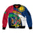 Custom Namibia Rugby Sleeve Zip Bomber Jacket Welwitschias Go 2023 World Cup - Wonder Print Shop