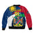 Custom Namibia Rugby Sleeve Zip Bomber Jacket Welwitschias Go 2023 World Cup - Wonder Print Shop
